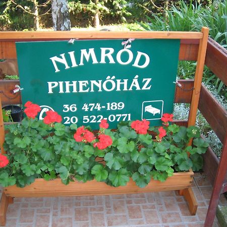 Nimród Pihenőház Egerszalók Exterior foto