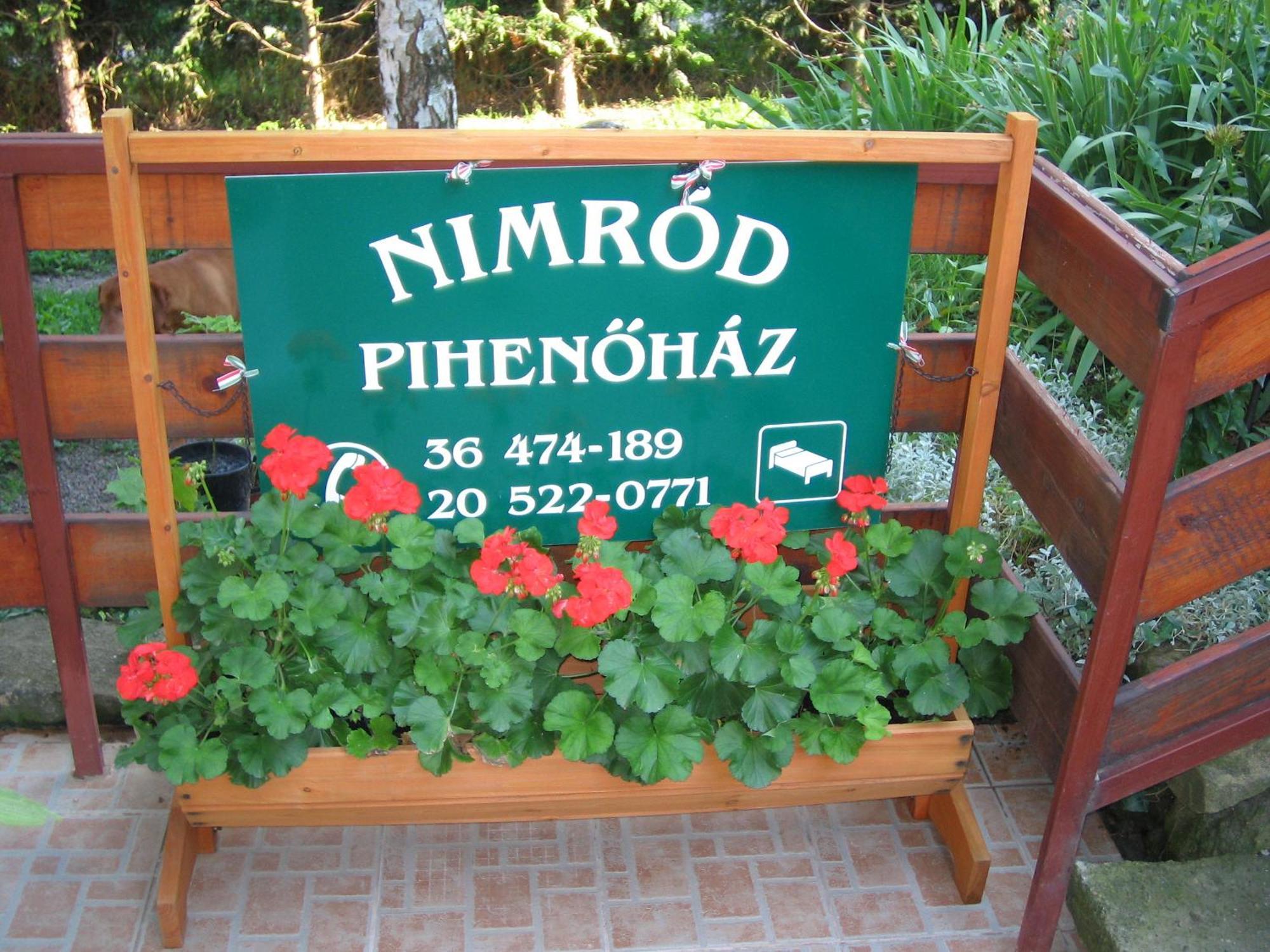 Nimród Pihenőház Egerszalók Exterior foto